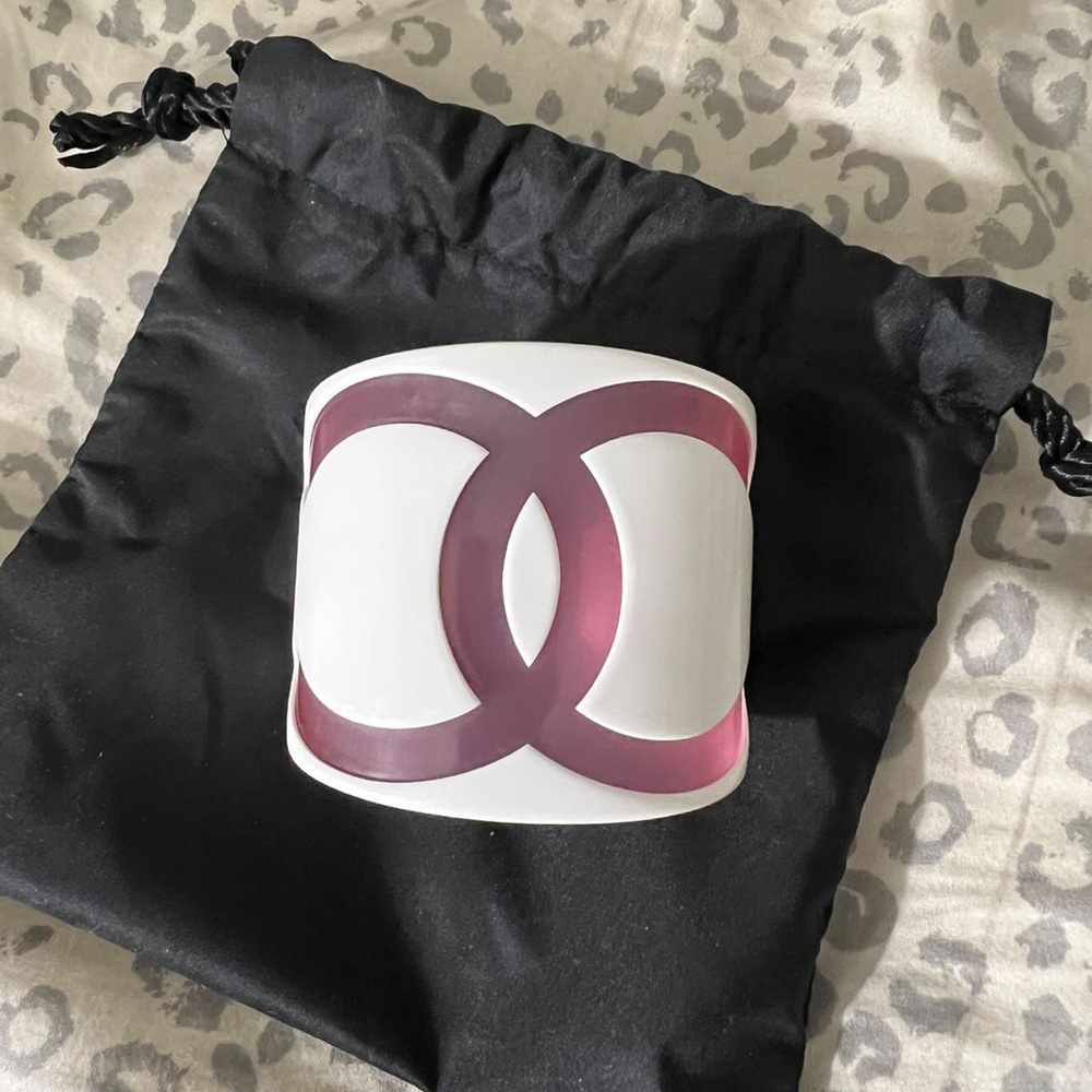 Authentic Chanel cuff bracelet. Used once. will skip with generic dustbag